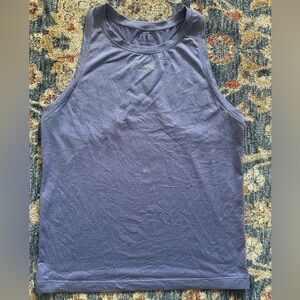 Fleo blue/purple racerback tank top “Jersey style” size medium